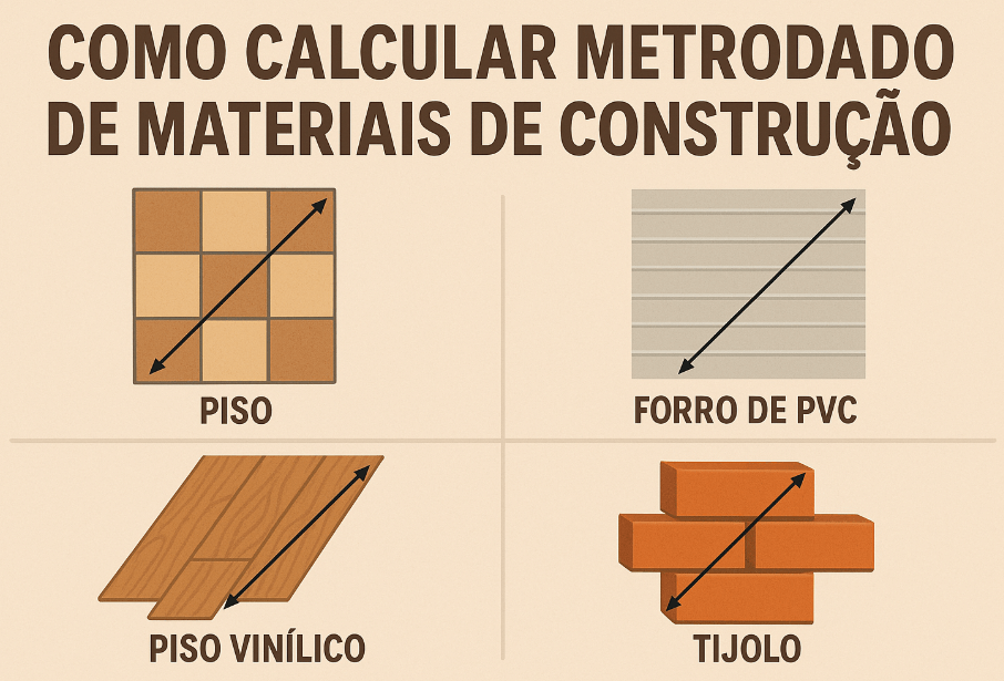 Como calcular metro quadrado de materiais de construção